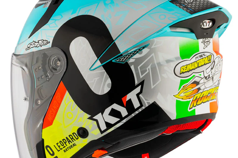 รูปสินค้าหมวกกันน็อคเต็มใบ แบรนด์ KYT รุ่น TTR ลาย/สี JET Replica Foggia Misano 2022 สำหรับขี่มอเตอร์ไซค์ รายละเอียดสินค้า จาก BKKSPEED