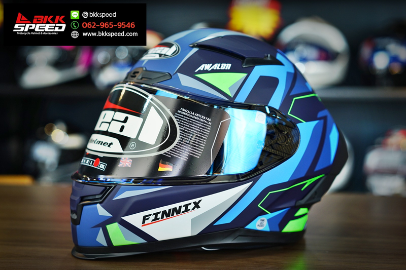 รูปสินค้าหมวกกันน็อคเต็มใบ แบรนด์ Real รุ่น Finnix ลาย/สี Awalon สำหรับขี่มอเตอร์ไซค์ รูปเพิ่มเติม 5 จาก BKKSPEED