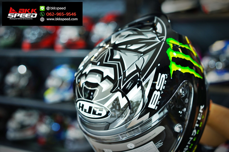 รูปสินค้าหมวกกันน็อคเต็มใบ แบรนด์ HJC รุ่น HJC RPHA12 ลาย/สี RPHA12 Quartararo Black Monster Energy Limited สำหรับขี่มอเตอร์ไซค์ รูปเพิ่มเติม 6 จาก BKKSPEED
