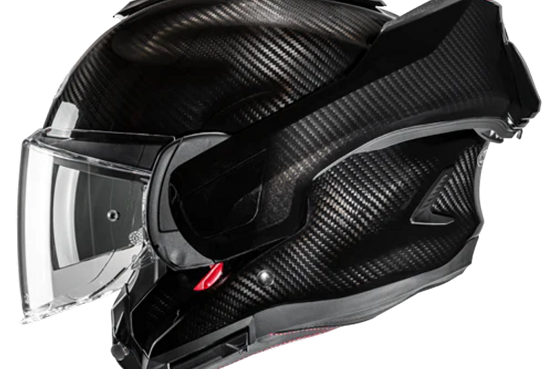 รูปสินค้าหมวกกันน็อคเต็มใบ แบรนด์ HJC รุ่น F100 ลาย/สี Carbon Flipback สำหรับขี่มอเตอร์ไซค์ มุมหลักด้านหน้า จาก BKKSPEED
