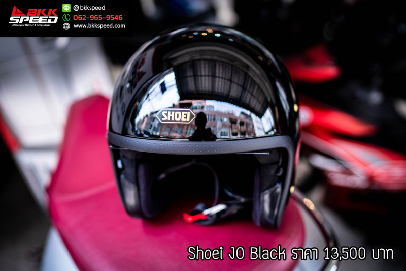 รูปสินค้าหมวกกันน็อคเต็มใบ แบรนด์ SHOEI รุ่น Shoei JO ลาย/สี JO Black ดำเงา สำหรับขี่มอเตอร์ไซค์ มุมด้านหลัง จาก BKKSPEED