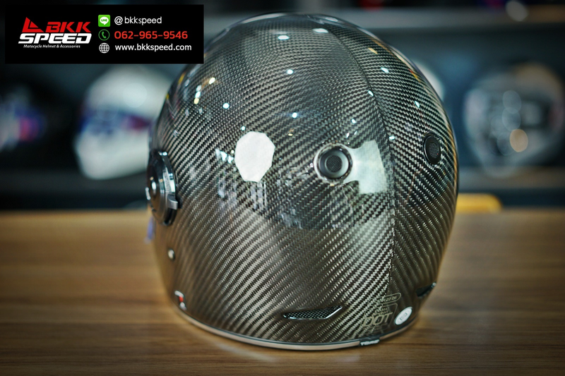 รูปสินค้าหมวกกันน็อคเต็มใบ แบรนด์ TORC รุ่น T1C ลาย/สี Glossy Carbon สำหรับขี่มอเตอร์ไซค์ มุมด้านข้าง จาก BKKSPEED