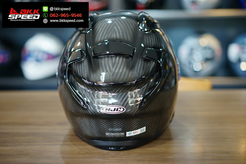 รูปสินค้าหมวกกันน็อคเต็มใบ แบรนด์ HJC รุ่น HJC F71 ลาย/สี F71 Carbon สำหรับขี่มอเตอร์ไซค์ รูปเพิ่มเติม 5 จาก BKKSPEED