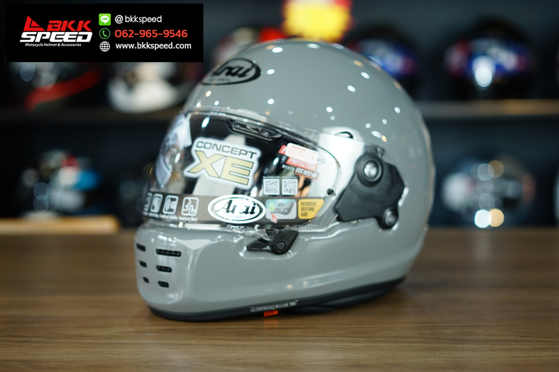 รูปสินค้าหมวกกันน็อคเต็มใบ แบรนด์ ARAI รุ่น Arai Concept XE ลาย/สี Concept XE Modern Grey (ECE R22.06) สำหรับขี่มอเตอร์ไซค์ มุมหลักด้านหน้า จาก BKKSPEED