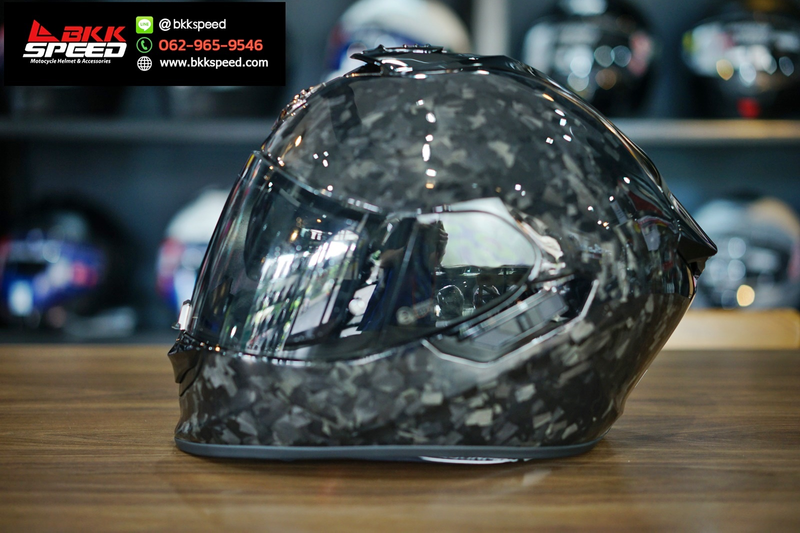 รูปสินค้าหมวกกันน็อคเต็มใบ แบรนด์ Scorpion EXO รุ่น Scorpion EXO 1400 Carbon ลาย/สี 1400 EVO 2 Carbon Onyx สำหรับขี่มอเตอร์ไซค์ มุมด้านข้าง จาก BKKSPEED