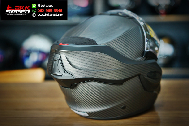 รูปสินค้าหมวกกันน็อคเต็มใบ แบรนด์ Scorpion EXO รุ่น Scorpion EXO Tech ลาย/สี TECH EVO Carbon Matt สำหรับขี่มอเตอร์ไซค์ รูปเพิ่มเติม 7 จาก BKKSPEED