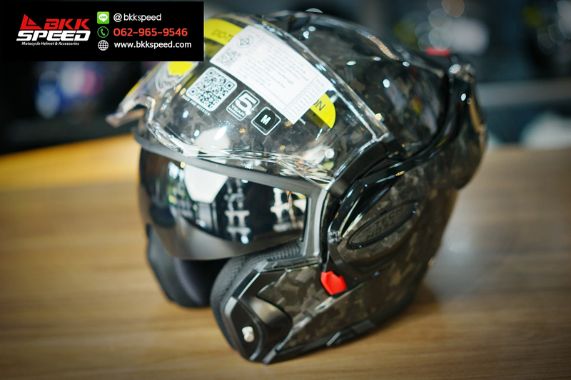 รูปสินค้าหมวกกันน็อคเต็มใบ แบรนด์ Scorpion EXO รุ่น Scorpion EXO Tech ลาย/สี TECH EVO Onyx Carbon สำหรับขี่มอเตอร์ไซค์ รายละเอียดสินค้า จาก BKKSPEED