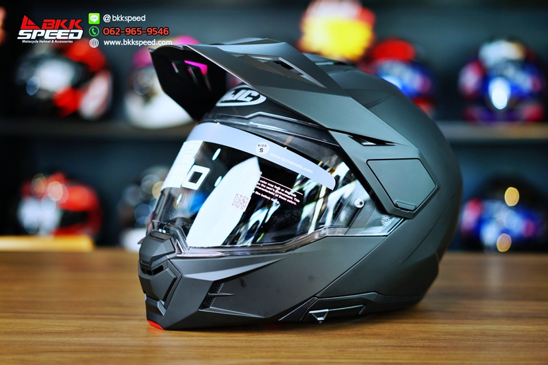 รูปสินค้าหมวกกันน็อคเต็มใบ แบรนด์ HJC รุ่น HJC i80 ลาย/สี i80 Semi Flat Black สำหรับขี่มอเตอร์ไซค์ มุมหลักด้านหน้า จาก BKKSPEED