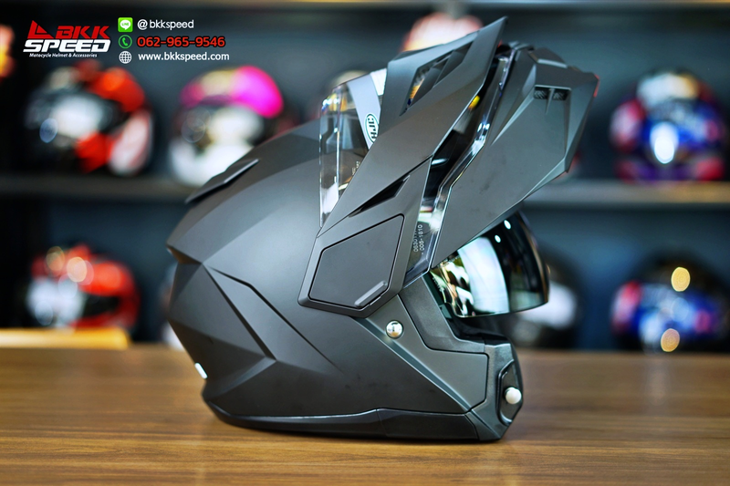 รูปสินค้าหมวกกันน็อคเต็มใบ แบรนด์ HJC รุ่น HJC i80 ลาย/สี i80 Semi Flat Black สำหรับขี่มอเตอร์ไซค์ รายละเอียดสินค้า จาก BKKSPEED