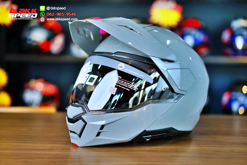 รูปสินค้าหมวกกันน็อคเต็มใบ แบรนด์ HJC รุ่น HJC i80 ลาย/สี i80 N Grey สำหรับขี่มอเตอร์ไซค์ มุมหลักด้านหน้า จาก BKKSPEED