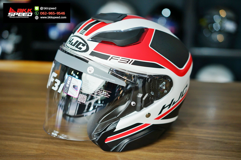 รูปสินค้าหมวกกันน็อคเต็มใบ แบรนด์ HJC รุ่น HJC F31 ลาย/สี F31 CERON MC1 สำหรับขี่มอเตอร์ไซค์ มุมหลักด้านหน้า จาก BKKSPEED
