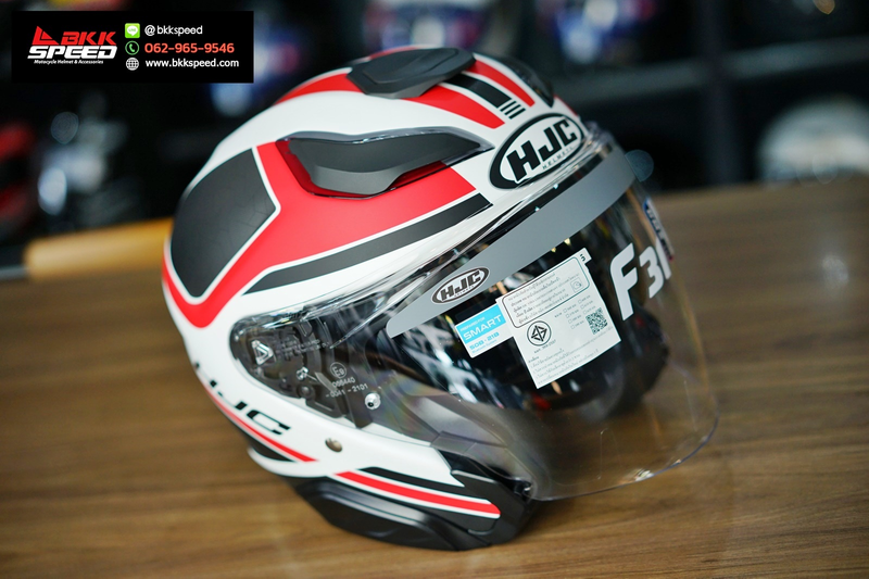รูปสินค้าหมวกกันน็อคเต็มใบ แบรนด์ HJC รุ่น HJC F31 ลาย/สี F31 CERON MC1 สำหรับขี่มอเตอร์ไซค์ มุมด้านข้าง จาก BKKSPEED