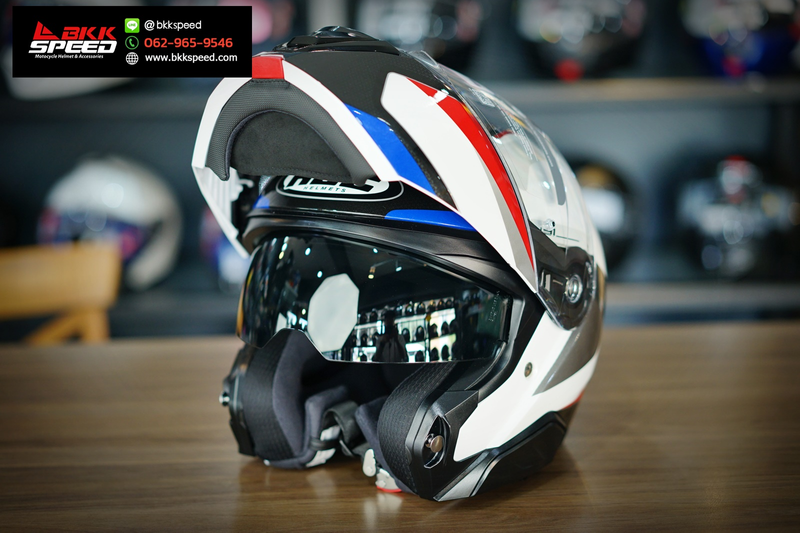 รูปสินค้าหมวกกันน็อคเต็มใบ แบรนด์ HJC รุ่น HJC i91 ลาย/สี i91 Felio mc21 สำหรับขี่มอเตอร์ไซค์ รูปเพิ่มเติม 6 จาก BKKSPEED