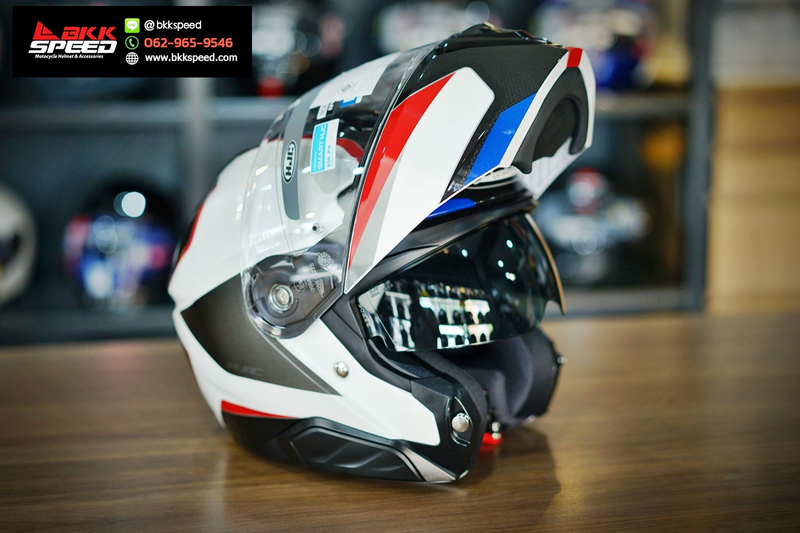 รูปสินค้าหมวกกันน็อคเต็มใบ แบรนด์ HJC รุ่น HJC i91 ลาย/สี i91 Felio mc21 สำหรับขี่มอเตอร์ไซค์ รูปเพิ่มเติม 7 จาก BKKSPEED