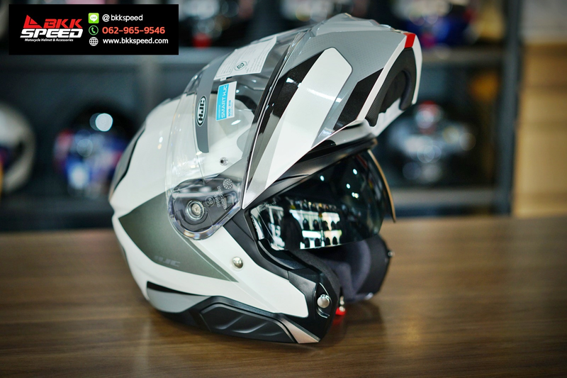 รูปสินค้าหมวกกันน็อคเต็มใบ แบรนด์ HJC รุ่น HJC i91 ลาย/สี i91 Felio mc5 สำหรับขี่มอเตอร์ไซค์ รูปเพิ่มเติม 5 จาก BKKSPEED