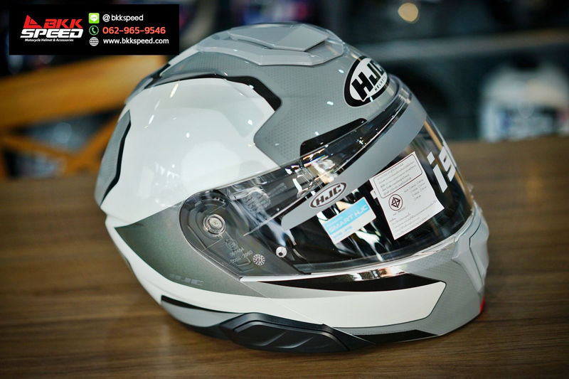 รูปสินค้าหมวกกันน็อคเต็มใบ แบรนด์ HJC รุ่น HJC i91 ลาย/สี i91 Felio mc5 สำหรับขี่มอเตอร์ไซค์ มุมด้านข้าง จาก BKKSPEED