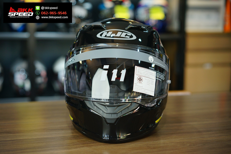 รูปสินค้าหมวกกันน็อคเต็มใบ แบรนด์ HJC รุ่น HJC i11 ลาย/สี i11 Metal Black สำหรับขี่มอเตอร์ไซค์ รูปเพิ่มเติม 5 จาก BKKSPEED