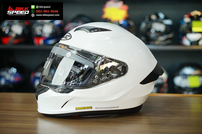 รูปสินค้าหมวกกันน็อคเต็มใบ แบรนด์ HJC รุ่น HJC i11 ลาย/สี i11 Pearl White สำหรับขี่มอเตอร์ไซค์ มุมหลักด้านหน้า จาก BKKSPEED