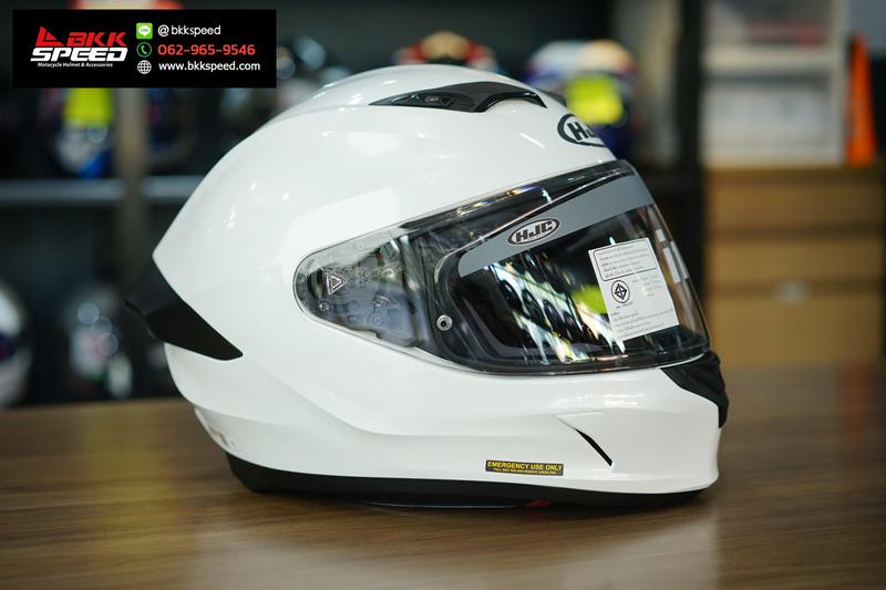 รูปสินค้าหมวกกันน็อคเต็มใบ แบรนด์ HJC รุ่น HJC i11 ลาย/สี i11 Pearl White สำหรับขี่มอเตอร์ไซค์ รูปเพิ่มเติม 5 จาก BKKSPEED