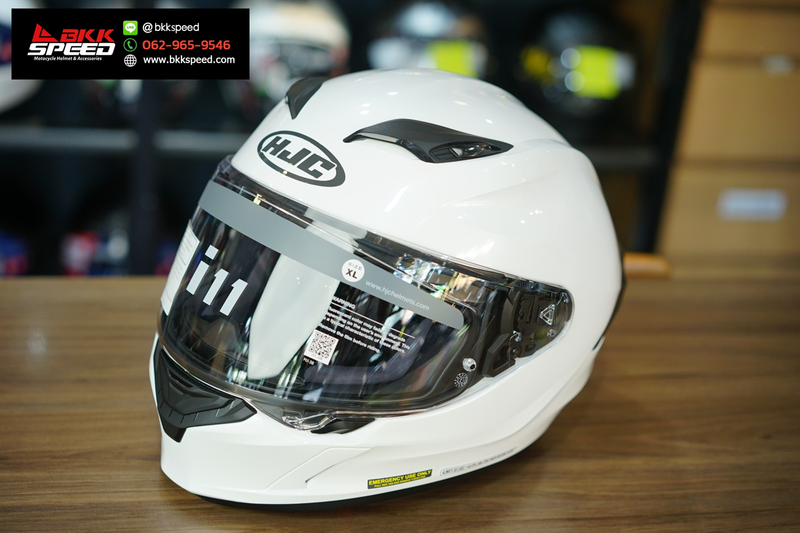รูปสินค้าหมวกกันน็อคเต็มใบ แบรนด์ HJC รุ่น HJC i11 ลาย/สี i11 Pearl White สำหรับขี่มอเตอร์ไซค์ รายละเอียดสินค้า จาก BKKSPEED