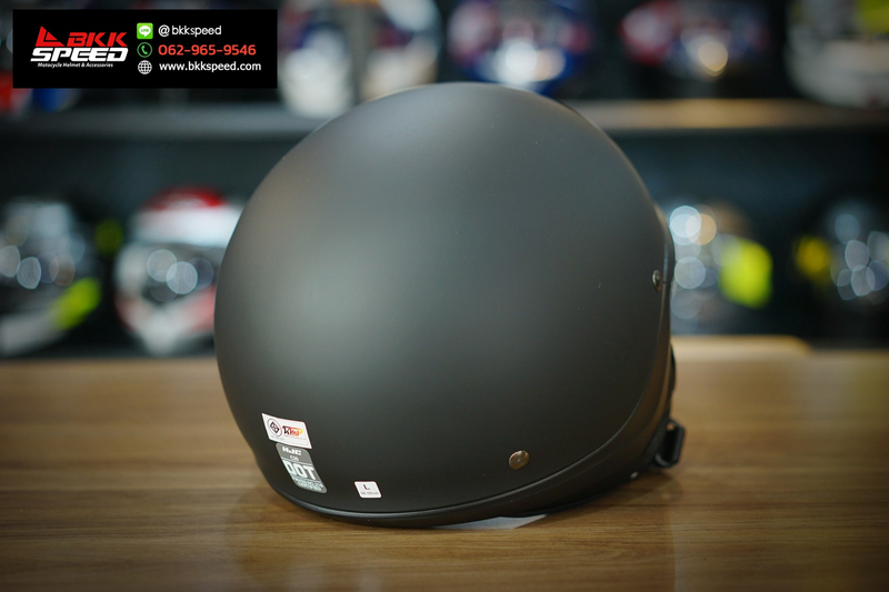 รูปสินค้าหมวกกันน็อคเต็มใบ แบรนด์ HJC รุ่น C20 ลาย/สี Semi Flat Black สำหรับขี่มอเตอร์ไซค์ มุมด้านหลัง จาก BKKSPEED