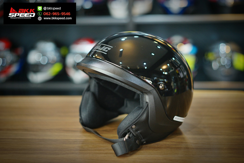 รูปสินค้าหมวกกันน็อคเต็มใบ แบรนด์ HJC รุ่น C20 ลาย/สี Metal Black สำหรับขี่มอเตอร์ไซค์ มุมหลักด้านหน้า จาก BKKSPEED