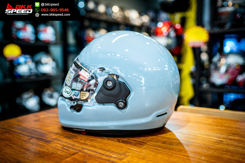รูปสินค้าหมวกกันน็อคเต็มใบ แบรนด์ ARAI รุ่น Arai Concept XE ลาย/สี Concept XE ICE Blue ( R22.06 ) สำหรับขี่มอเตอร์ไซค์ มุมหลักด้านหน้า จาก BKKSPEED