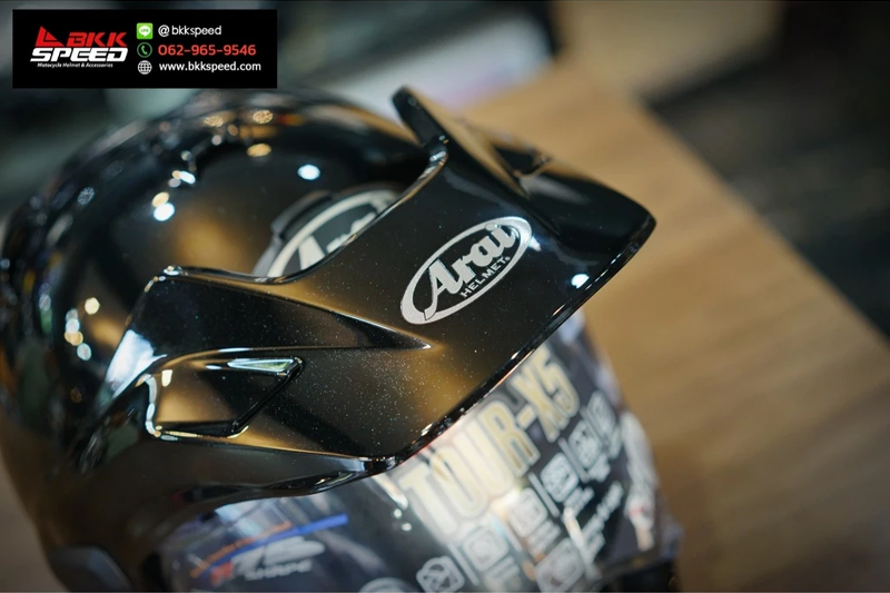 รูปสินค้าหมวกกันน็อคเต็มใบ แบรนด์ ARAI รุ่น Arai Tour X5 ลาย/สี Tour X5 Glossy Black สำหรับขี่มอเตอร์ไซค์ รายละเอียดสินค้า จาก BKKSPEED