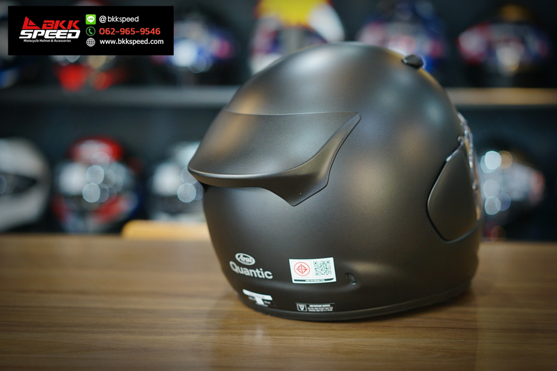 รูปสินค้าหมวกกันน็อคเต็มใบ แบรนด์ ARAI รุ่น ARAI Quantic ลาย/สี Quantic Black Frost สำหรับขี่มอเตอร์ไซค์ รายละเอียดสินค้า จาก BKKSPEED