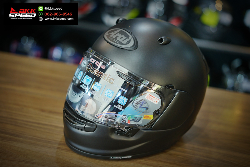 รูปสินค้าหมวกกันน็อคเต็มใบ แบรนด์ ARAI รุ่น ARAI Quantic ลาย/สี Quantic Black Frost สำหรับขี่มอเตอร์ไซค์ มุมด้านข้าง จาก BKKSPEED