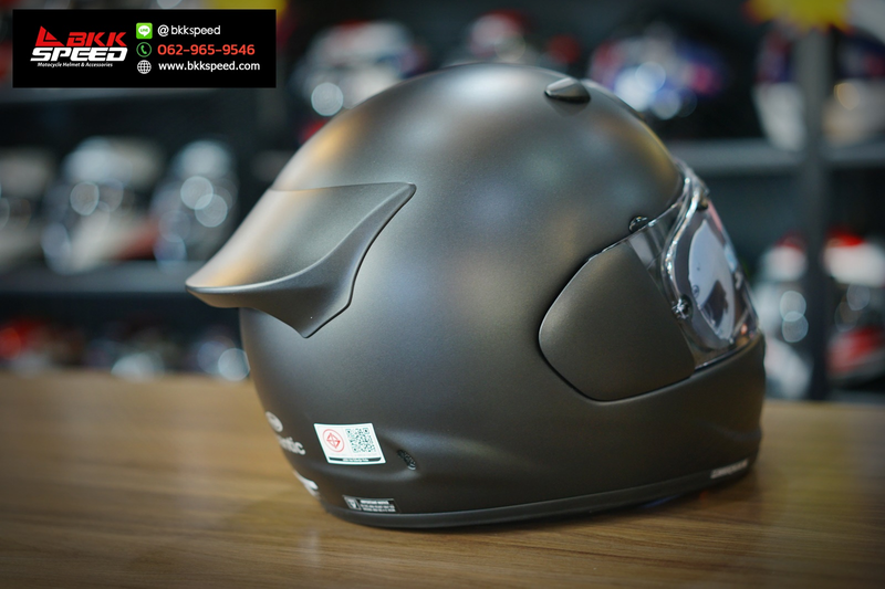 รูปสินค้าหมวกกันน็อคเต็มใบ แบรนด์ ARAI รุ่น ARAI Quantic ลาย/สี Quantic Black Frost สำหรับขี่มอเตอร์ไซค์ รูปเพิ่มเติม 5 จาก BKKSPEED