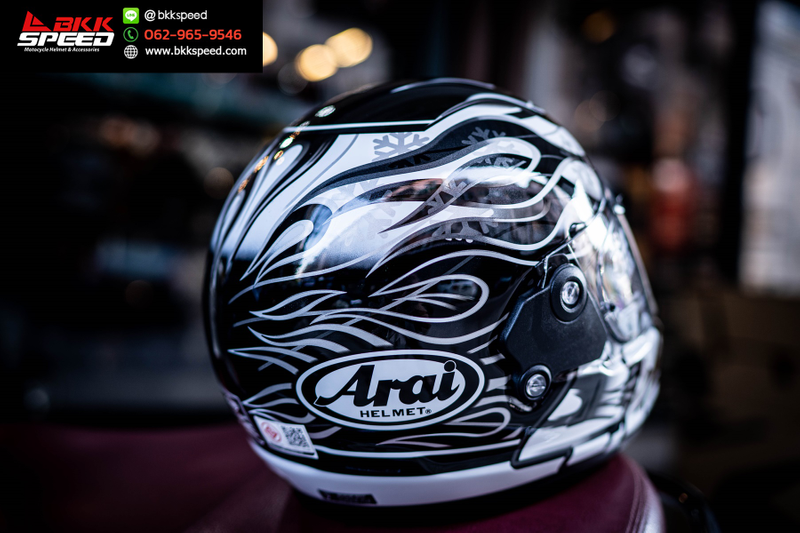 รูปสินค้าหมวกกันน็อคเต็มใบ แบรนด์ ARAI รุ่น Arai Concept XE ลาย/สี Concept XE Haga Dark สำหรับขี่มอเตอร์ไซค์ มุมด้านหลัง จาก BKKSPEED
