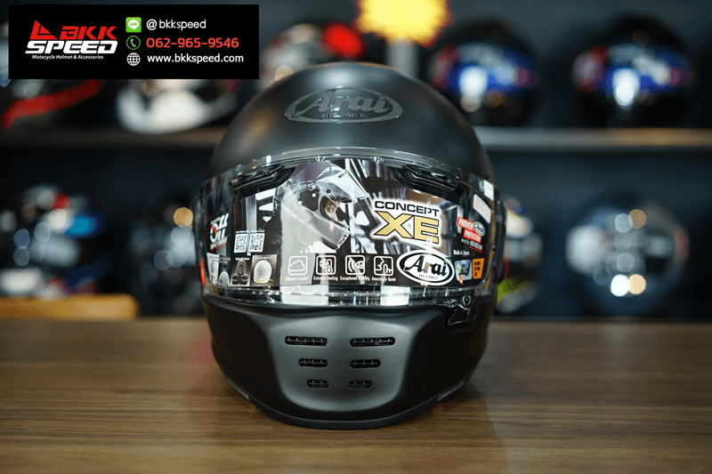 รูปสินค้าหมวกกันน็อคเต็มใบ แบรนด์ ARAI รุ่น Arai Concept XE ลาย/สี Concept XE Black Frost (ECE R22.06) สำหรับขี่มอเตอร์ไซค์ รูปเพิ่มเติม 5 จาก BKKSPEED