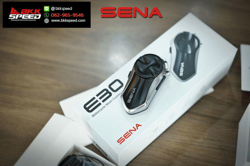 รูปสินค้า หูฟังบลูทูธ (Bluetooth) แบรนด์ หูฟังบลูทูธ SENA SENA E30 รายละเอียดสินค้า