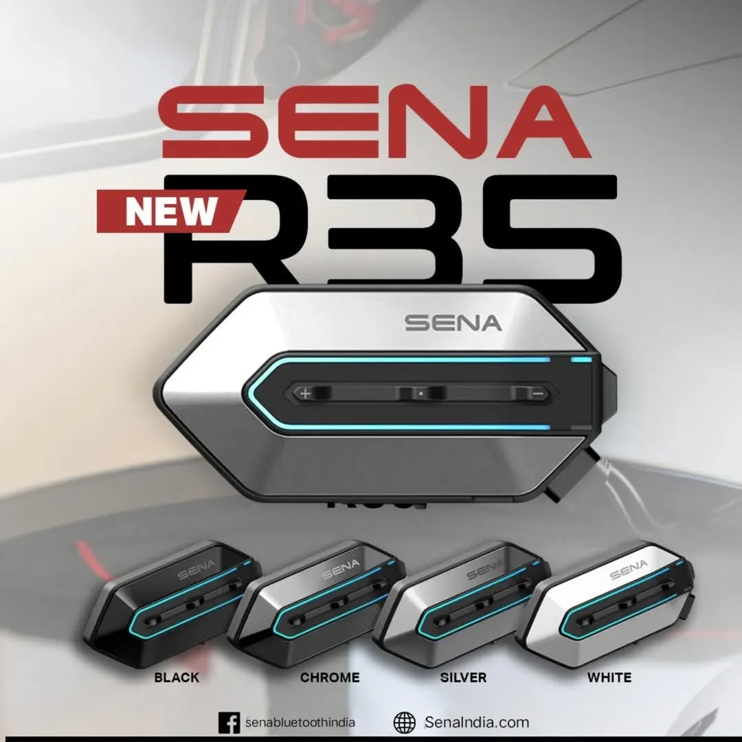 รูปสินค้า หูฟังบลูทูธ (Bluetooth) แบรนด์ หูฟังบลูทูธ SENA SENA R35 มุมหลักด้านหน้า