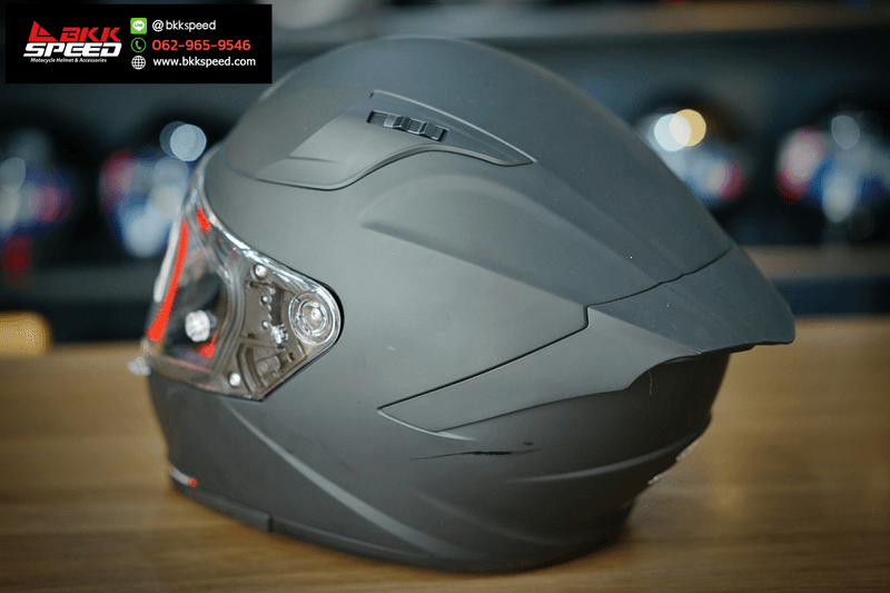 รูปสินค้าหมวกกันน็อคเต็มใบ แบรนด์ KYT รุ่น Striker ลาย/สี solid matt black สำหรับขี่มอเตอร์ไซค์ รายละเอียดสินค้า จาก BKKSPEED