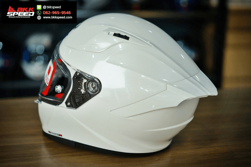รูปสินค้าหมวกกันน็อคเต็มใบ แบรนด์ KYT รุ่น KYT Striker ลาย/สี Striker Solid White สำหรับขี่มอเตอร์ไซค์ รายละเอียดสินค้า จาก BKKSPEED