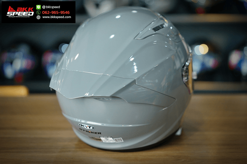 รูปสินค้าหมวกกันน็อคเต็มใบ แบรนด์ KYT รุ่น KYT Striker ลาย/สี Striker Solid Grey สำหรับขี่มอเตอร์ไซค์ รายละเอียดสินค้า จาก BKKSPEED
