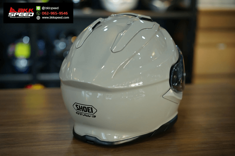 รูปสินค้าหมวกกันน็อคเต็มใบ แบรนด์ SHOEI รุ่น Shoei GT AIR 3 ลาย/สี GT AIR 3 Chalk Grey สำหรับขี่มอเตอร์ไซค์ รายละเอียดสินค้า จาก BKKSPEED