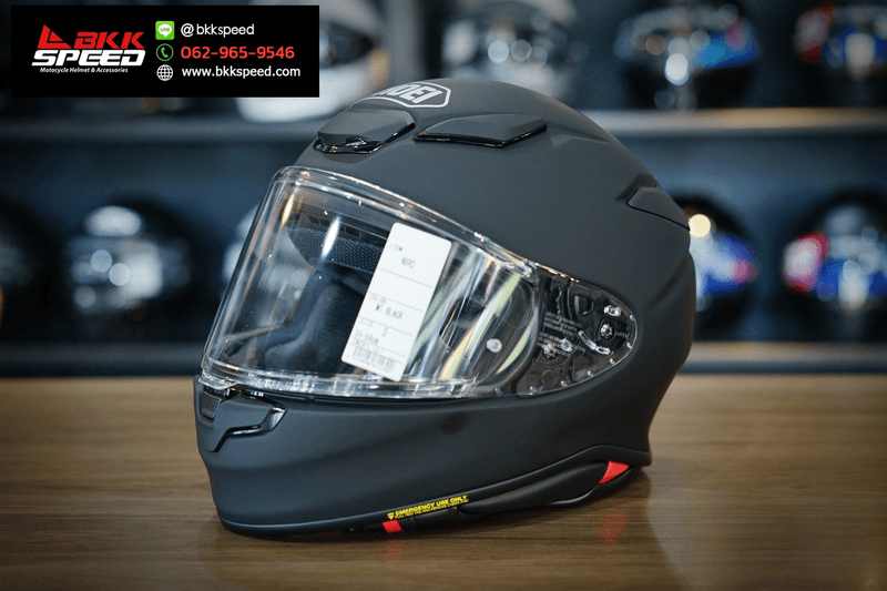 รูปสินค้าหมวกกันน็อคเต็มใบ แบรนด์ SHOEI รุ่น SHOEI NXR2 ลาย/สี NXR2 Solid Matt Black สำหรับขี่มอเตอร์ไซค์ มุมหลักด้านหน้า จาก BKKSPEED