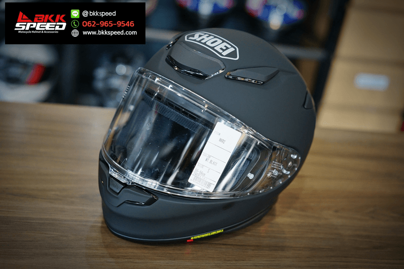 รูปสินค้าหมวกกันน็อคเต็มใบ แบรนด์ SHOEI รุ่น SHOEI NXR2 ลาย/สี NXR2 Solid Matt Black สำหรับขี่มอเตอร์ไซค์ รูปเพิ่มเติม 5 จาก BKKSPEED