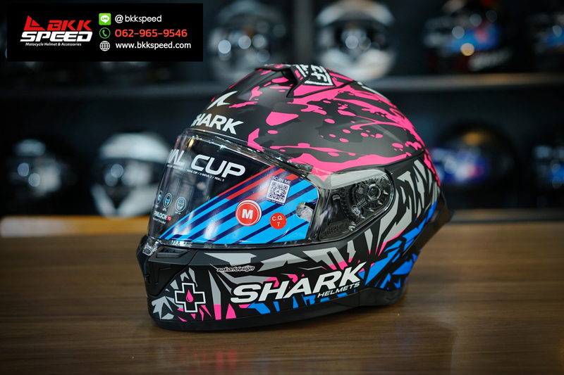 รูปสินค้าหมวกกันน็อคเต็มใบ แบรนด์ SHARK รุ่น Shark Skwal Cup ลาย/สี Skwal cup Replica Redding Matt สำหรับขี่มอเตอร์ไซค์ มุมหลักด้านหน้า จาก BKKSPEED
