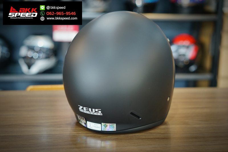 รูปสินค้าหมวกกันน็อคเต็มใบ แบรนด์ ZEUS รุ่น 389a ลาย/สี Matt Black สำหรับขี่มอเตอร์ไซค์ รายละเอียดสินค้า จาก BKKSPEED