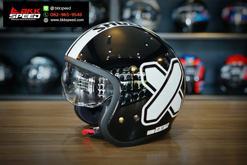 รูปสินค้าหมวกกันน็อคเต็มใบ แบรนด์ SHOEI รุ่น Shoei JO ลาย/สี JO Cross logo 2 TC5 สำหรับขี่มอเตอร์ไซค์ มุมหลักด้านหน้า จาก BKKSPEED