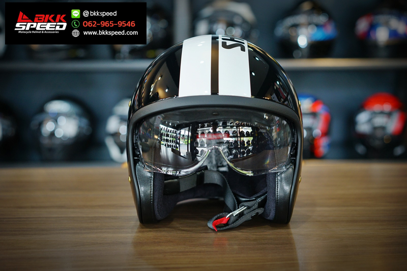 รูปสินค้าหมวกกันน็อคเต็มใบ แบรนด์ SHOEI รุ่น Shoei JO ลาย/สี JO Cross logo 2 TC5 สำหรับขี่มอเตอร์ไซค์ มุมด้านข้าง จาก BKKSPEED