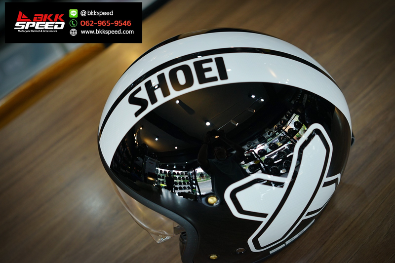 รูปสินค้าหมวกกันน็อคเต็มใบ แบรนด์ SHOEI รุ่น Shoei JO ลาย/สี JO Cross logo 2 TC5 สำหรับขี่มอเตอร์ไซค์ รูปเพิ่มเติม 6 จาก BKKSPEED