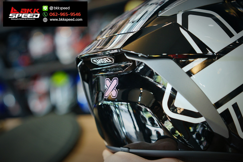 รูปสินค้าหมวกกันน็อคเต็มใบ แบรนด์ SHOEI รุ่น Shoei X15 ลาย/สี X15 Cross logo TC5 สำหรับขี่มอเตอร์ไซค์ รูปเพิ่มเติม 6 จาก BKKSPEED