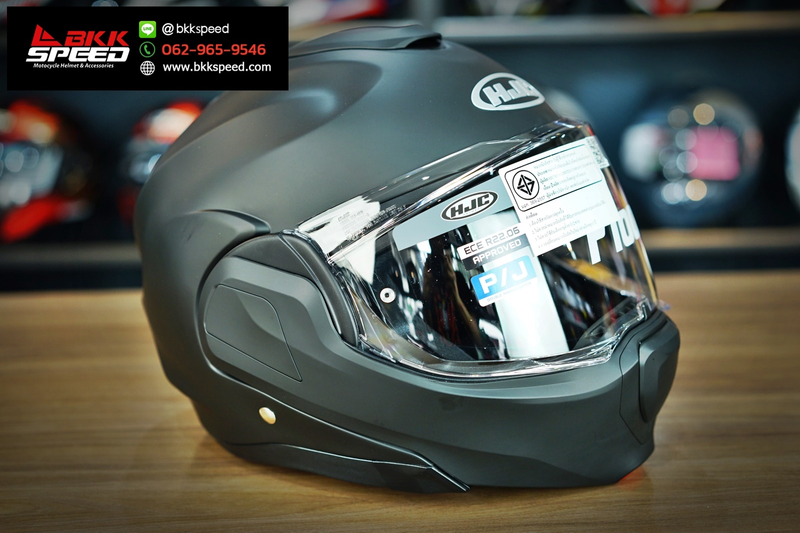 รูปสินค้าหมวกกันน็อคเต็มใบ แบรนด์ HJC รุ่น F100 ลาย/สี Fiberglass สำหรับขี่มอเตอร์ไซค์ มุมด้านข้าง จาก BKKSPEED