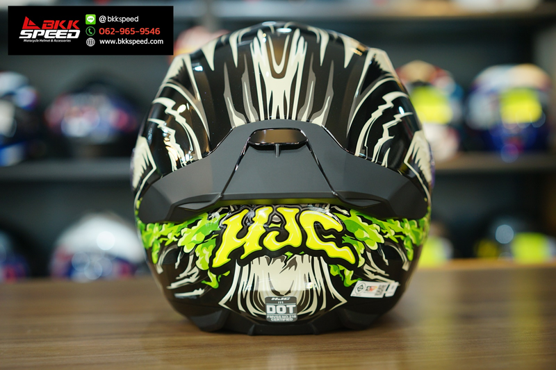 รูปสินค้าหมวกกันน็อคเต็มใบ แบรนด์ HJC รุ่น HJC i11 ลาย/สี i11 Acid Skull mc5 สำหรับขี่มอเตอร์ไซค์ รูปเพิ่มเติม 5 จาก BKKSPEED