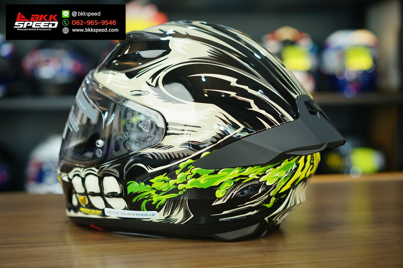 รูปสินค้าหมวกกันน็อคเต็มใบ แบรนด์ HJC รุ่น HJC i11 ลาย/สี i11 Acid Skull mc5 สำหรับขี่มอเตอร์ไซค์ รูปเพิ่มเติม 6 จาก BKKSPEED